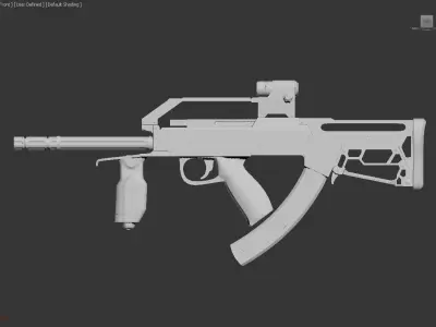 Machine Gun 3D model 22