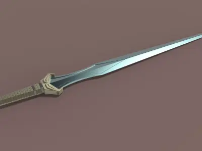 Sword of Valkyrie from Thor Ragnarok 3D model