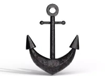 Anchor Low-poly 3D model purchase