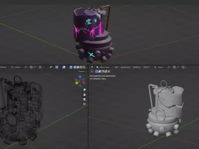 The Jinx Grenade Low-poly 3D model