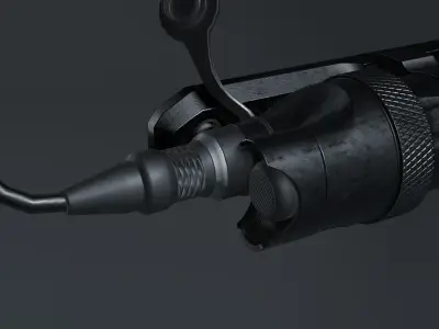 Arisaka  and Surefire AR Tactical light Set  3D model