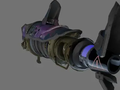 fishbones Low-poly 3D model