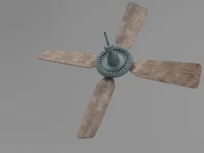 ceiling fan 3D model 3D model