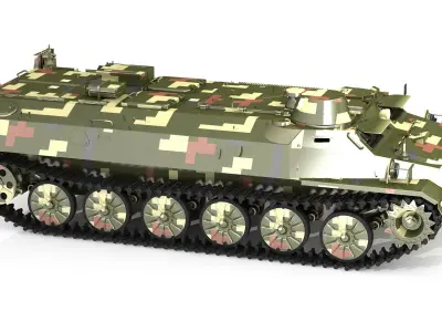 Mtlb u camuflag 3D model