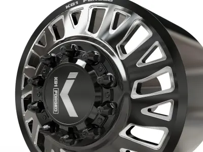 FRONT KG1 KD001-B-2 DUALLY WHEEL 3D MODEL 3D model