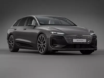 2025 Audi A6 Avant e-tron 3D model