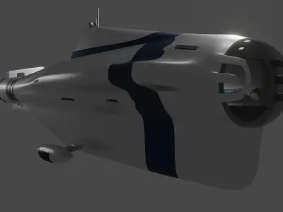 submarine cyclope 3D model