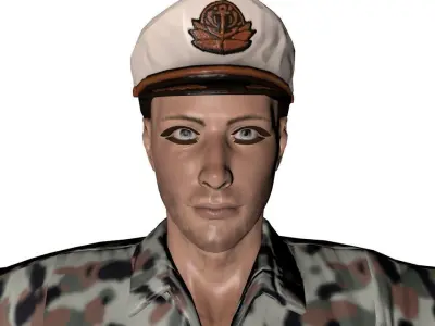 American Warrior 3D model