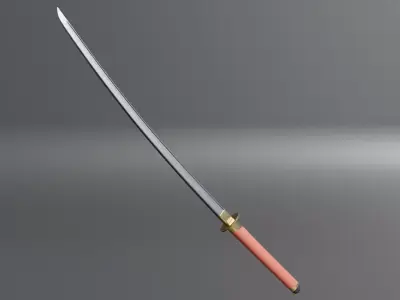 Simple Katana 3D model