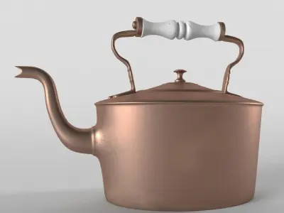 Vintage Tea Kettle 3D model