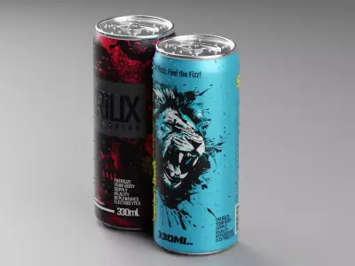 Soda Can Energy Drink 3D model