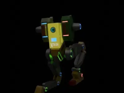 Robot character 3D Model Pack