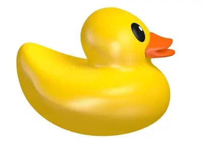 Bath Duck Toy 3D model