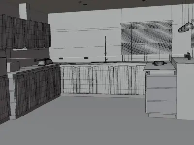 Kitchen The Robin 3D model
