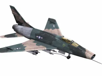 AirCraft 06 - fighter 3D model