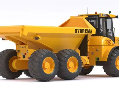 Hydrema 922G Articulated Dump Truck 3D model