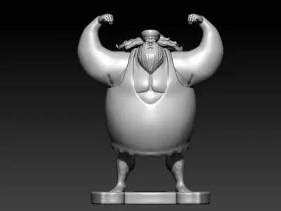 MACHVISE - ONE PIECE - 3D PRINT - SPLIT PART 3D print model
