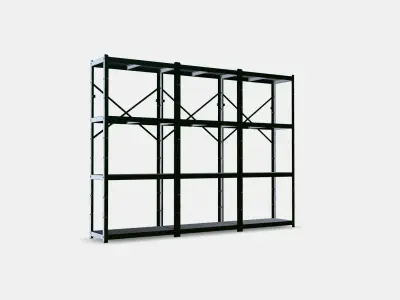 BROR Shelving unit 1 Low-poly 3D model