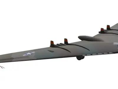 Northrop YB-49 Low-poly 3D model purchase