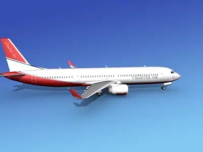Boeing 737-900ER Charter Air 3D model