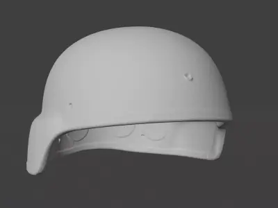 US Army Advanced Combat Helmet Scan 3D model