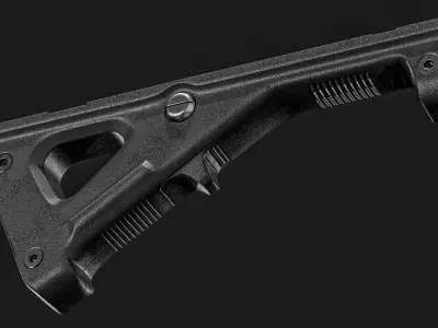 Angled Fore Grip AFG-2 Low-poly 3D model