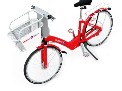Cincinnati Red Bike BCycle 3D model