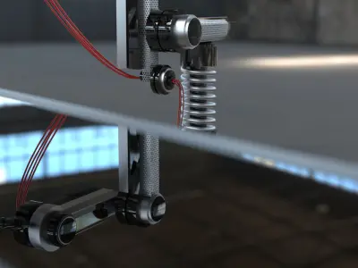 Mechanical arm Robotic Arm Controlled 3D Models  3D model