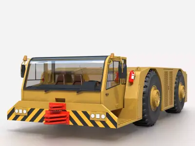 Aircraft Hauler Vehicle 3D model