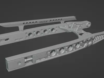 ProTaper Swing Arm CNC Low-poly 3D model