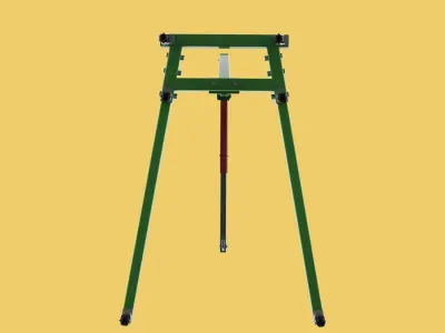 2TON PORTABLE HYDRAULIC ENGINE CRANE HOIST HEAVY LIFTING FOLDING 3D model