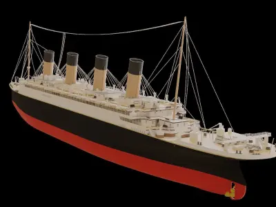 RMS Olympic 3D model