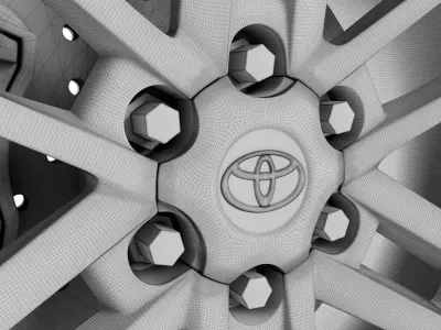 Toyota Hilux Wheel 3D model