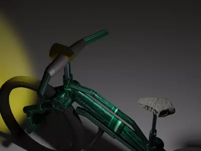 electric cycle 3D model
