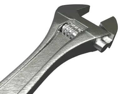 Adjustable Spanner 3D model order