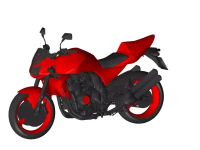 Kawasaki Z 1000 3D model
