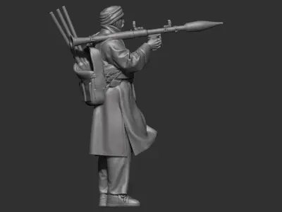 Eastern warrior  2 3D print model