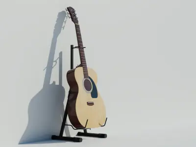 Guitar 3D model purchase