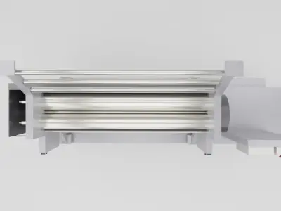 Fabric Laminating Roll 3D model