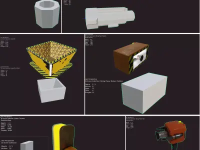 The Gulpster Low-poly 3D model