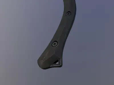 Tactical Kama Low-poly 3D model