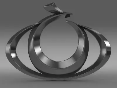 gleagle logo 3D model by Sergey