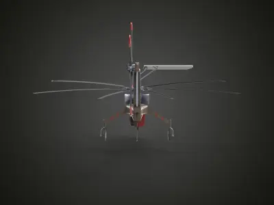  Sikorsky CH-54 3D model