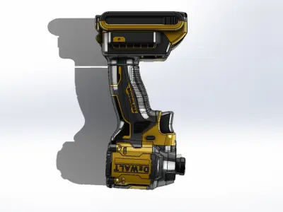 Parafusadeira Bateria DeWalt Screwdriver Battery 3D model