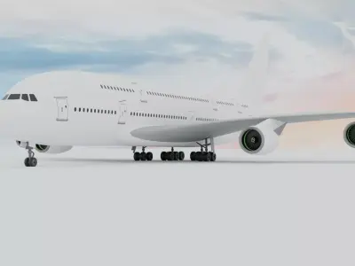 Airbus A380 3D model