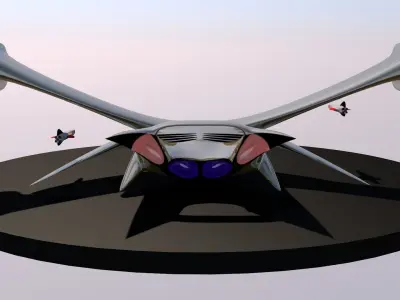 Big jet 3D model