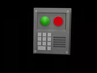 Rust Code Lock - 3D Print Model 3D model
