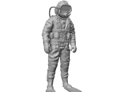 Industrial Diver Pos 02 3D print model