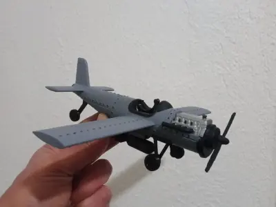 WARRIOR PLANE 3D print model