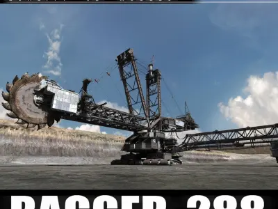 Bagger 288 Excavator (Schaufelradbagger) 3D model